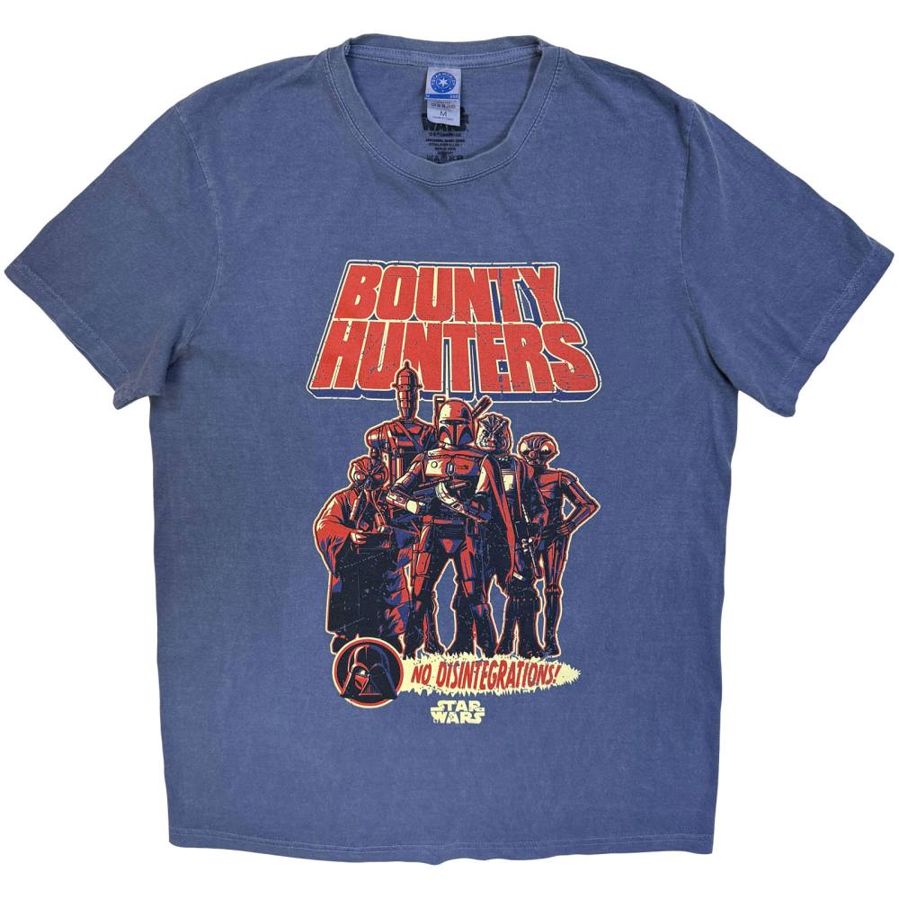 Disney Star Wars - Bounty Hunters Heren Tshirt - Blauw